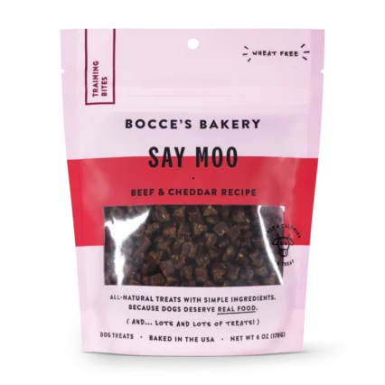 Bocce's Bakery Every Day Say Moooo Training Bites Treats